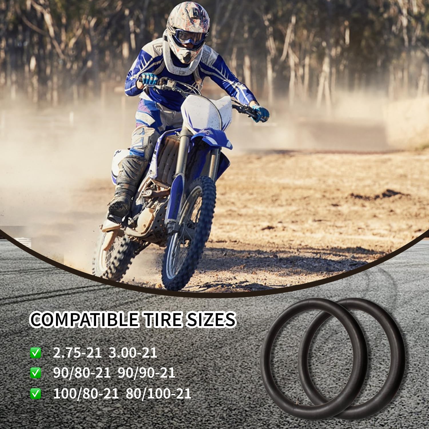 Hromra thick-wall inner-tube close-up highlights durable butyl construction for reliable mounting.