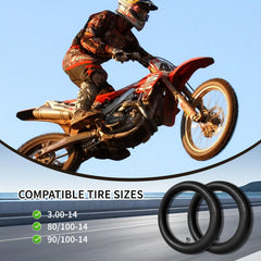 Hromra thickened inner-tube outer-rubber close-up showing durability for rugged riding.