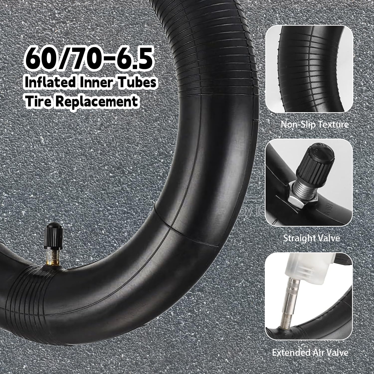 Hromra valve extension rod close-up for easier inflation