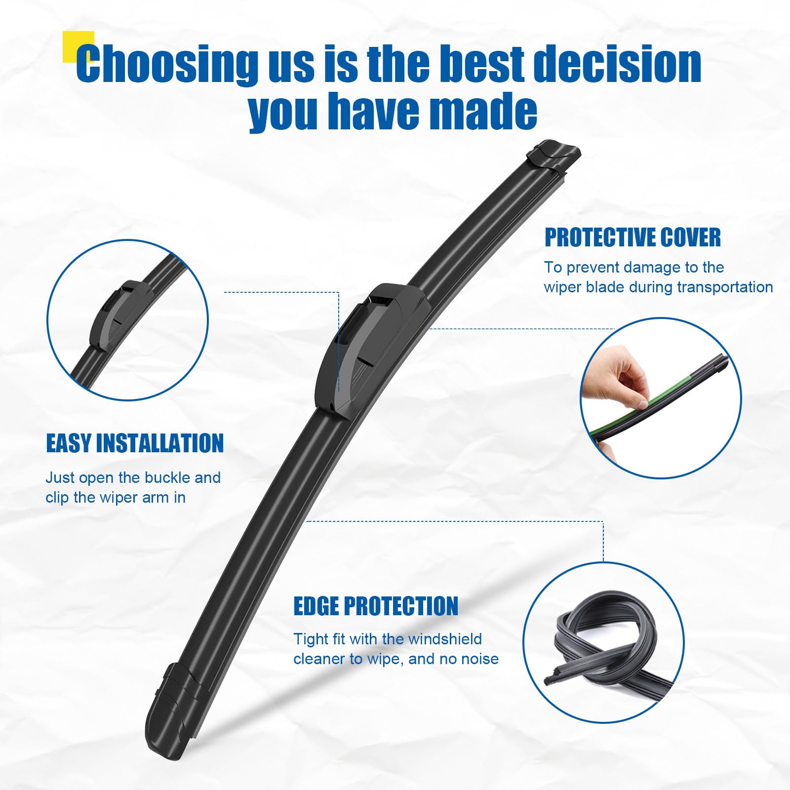 HRSNO aerodynamic spoiler blades reduce wind lift for steady clearing