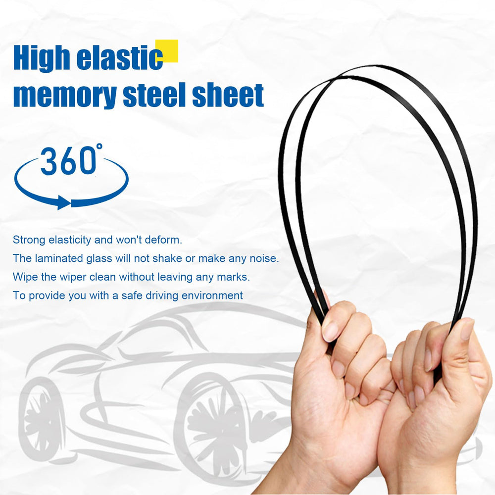 HRSNO natural rubber blades offer quiet operation and durability