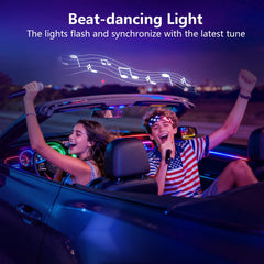 Hrvzdvw app control LEDs for quick color changes on the go