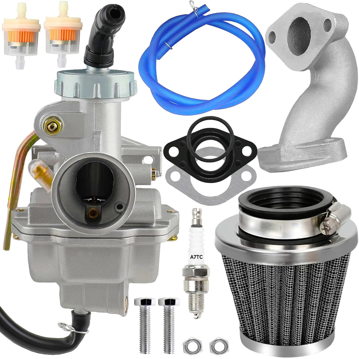 HSXWJ PZ20 carburetor kit air filter improving airflow for smooth idle