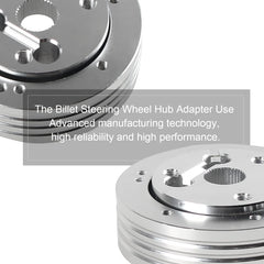 Htostar Racing easy bolt-on installation visual, quick steering wheel upgrade