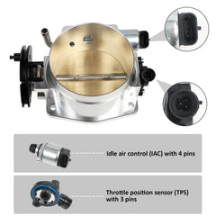Htostar Racing manifold rear MAP port enabling precise manifold pressure monitoring.