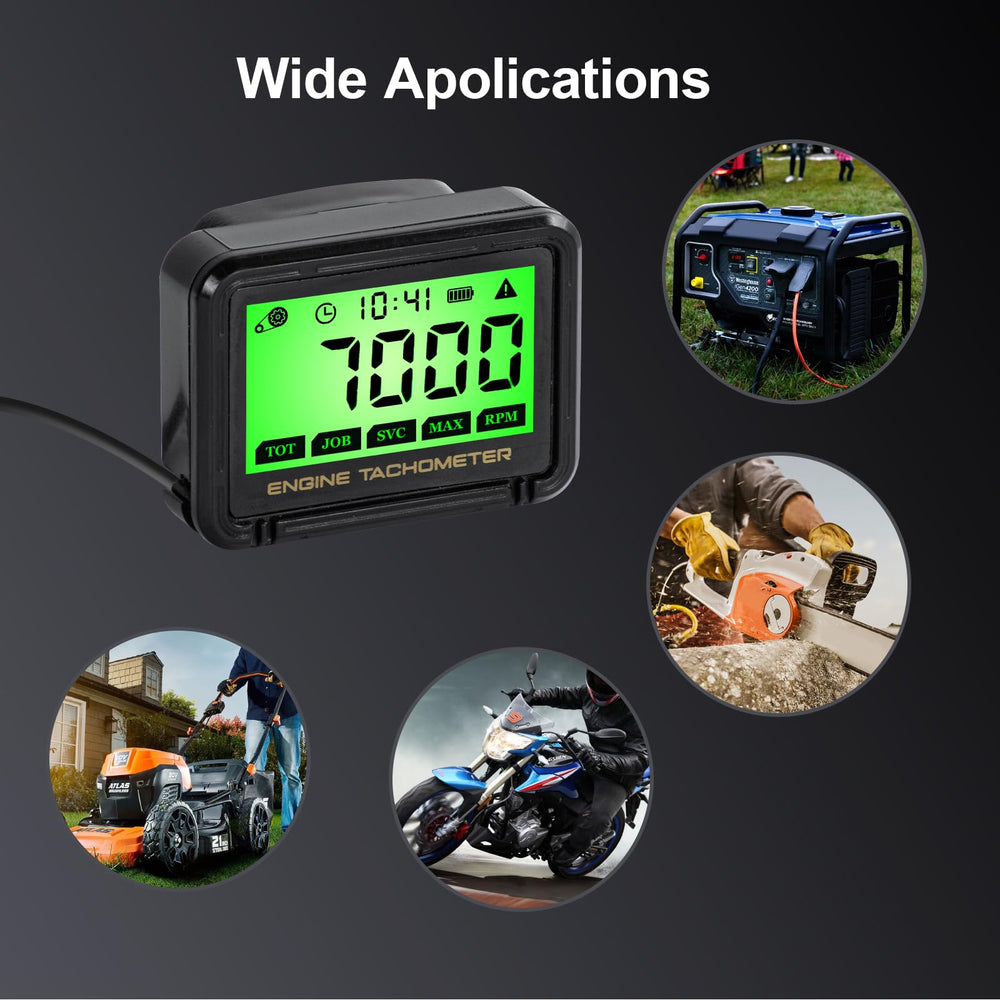 HTPREC RPM gauge suitable for ATV dirt bikes and marine use