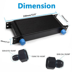 HTRACING adapter kit: 10AN to 8AN connection for flexible plumbing