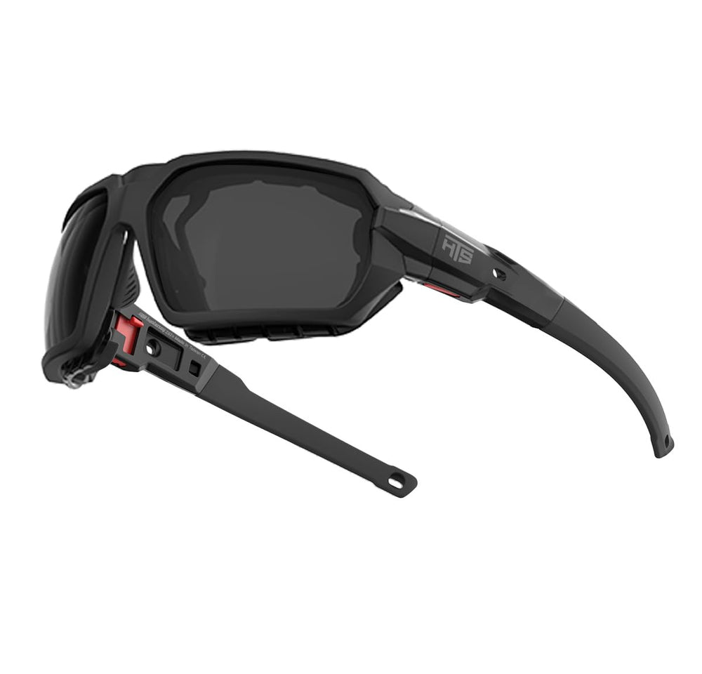 HTS Huntersky Q37 in-use during outdoor ride for eye protection.