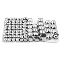 HTTMT chrome bolts toppers for engine bolts add shine and protection