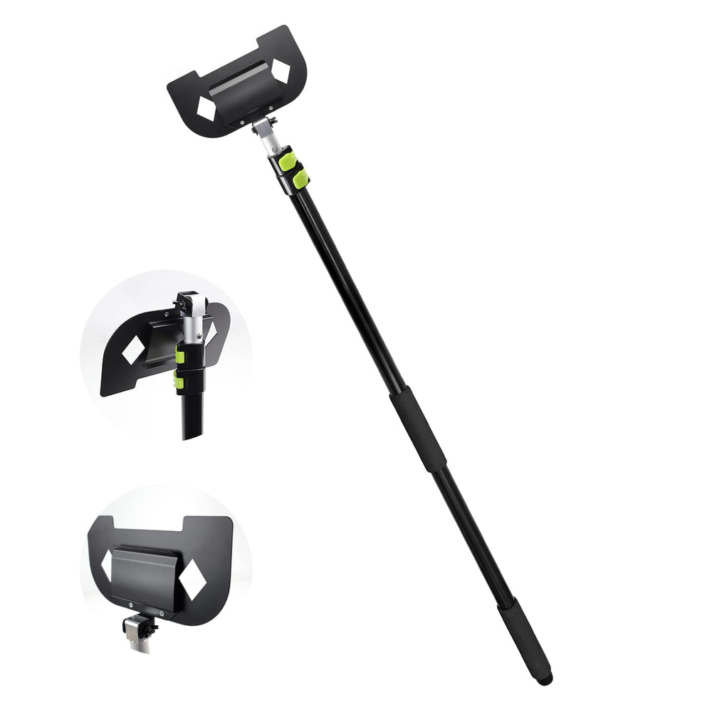 HUAALIUCHE 8ft extension handle assembly securing tarps on a truck edge