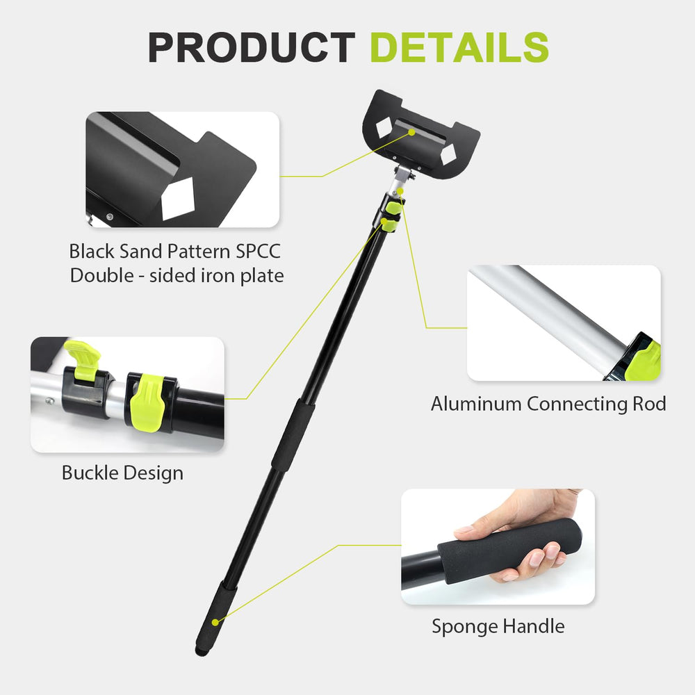 HUAALIUCHE foldable head design shown for easy placement during loading