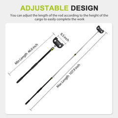 HUAALIUCHE spring-steel V-grip provides secure hold to prevent slips