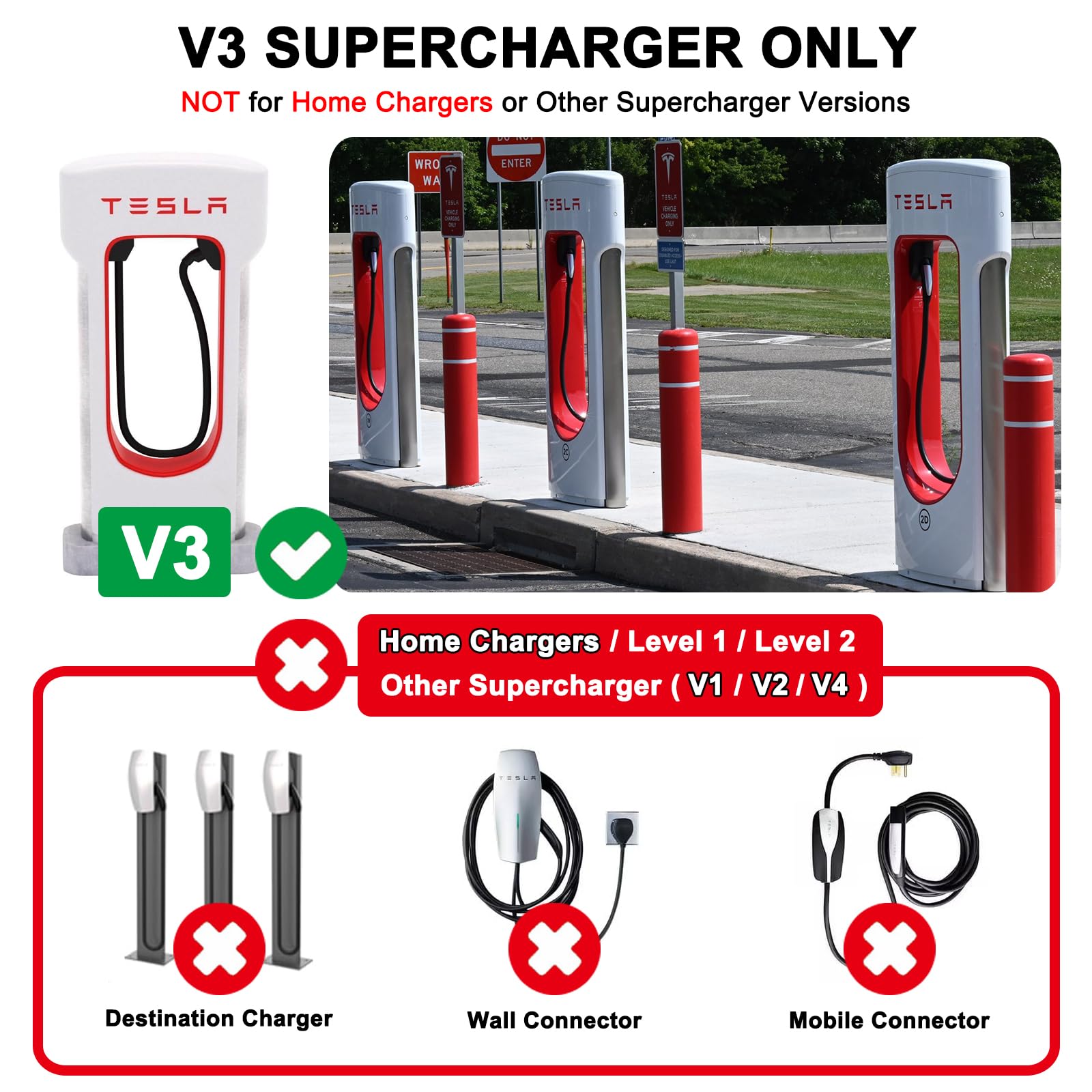 HUACAITU Tesla NACS to CCS adapter side connection highlights secure plug and weather resistance