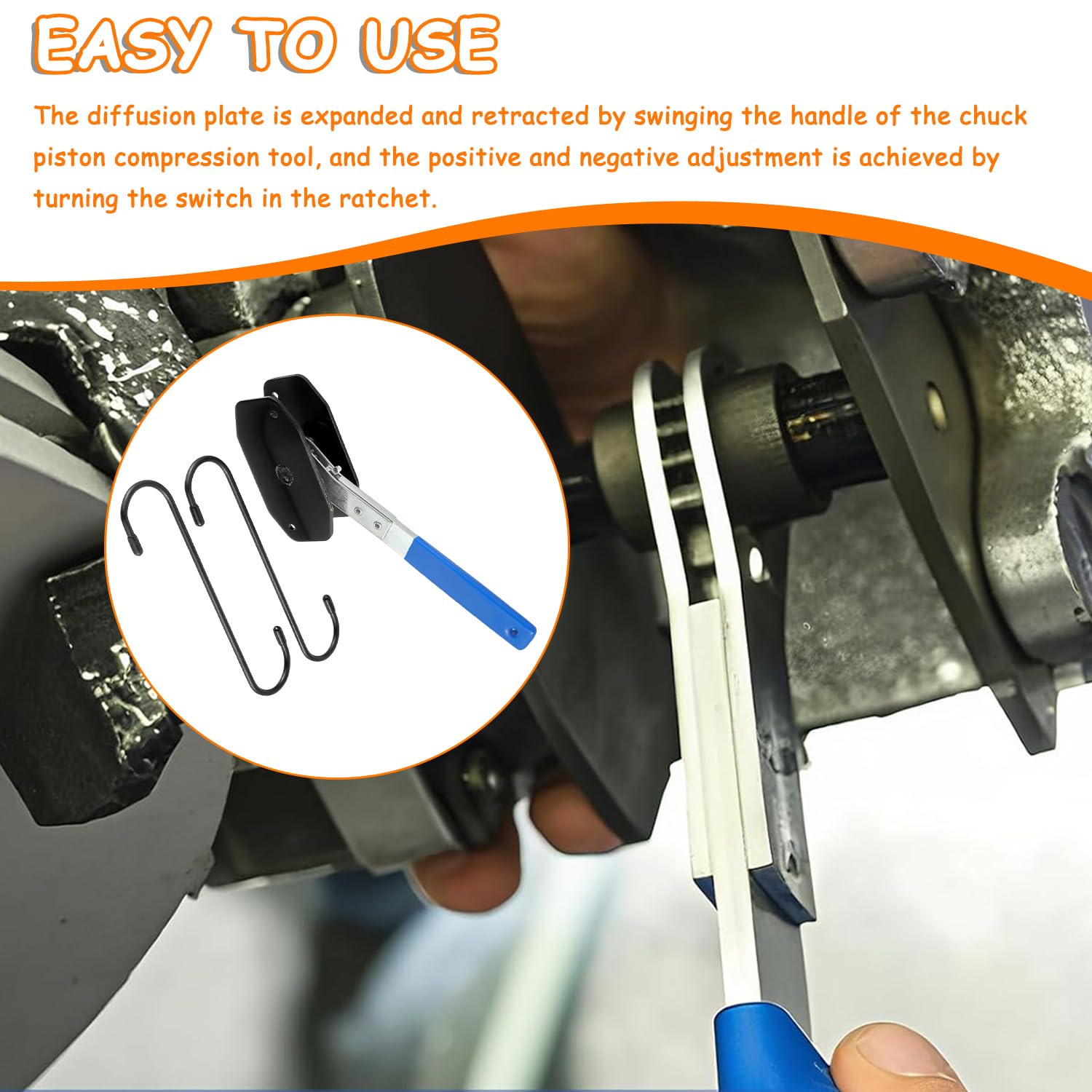 HUAREW 360-degree ratchet design enables easy positioning from any angle