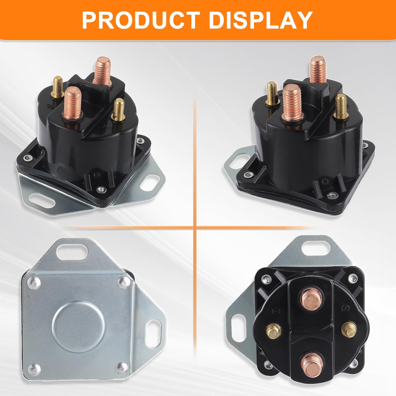 Compact HUAREW SS598T starter solenoid fits tight engine bays