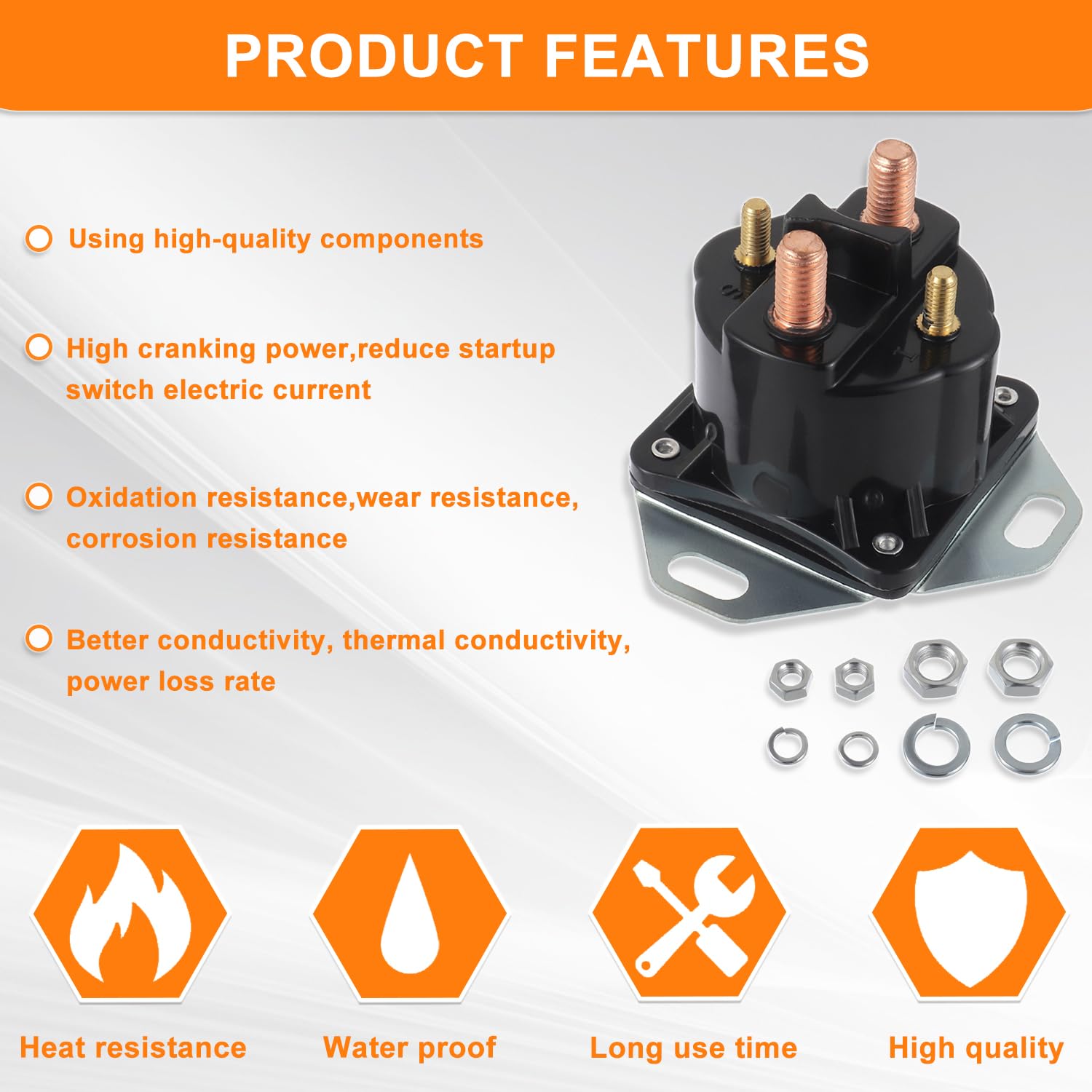 Simple installation of HUAREW SS598T starter solenoid
