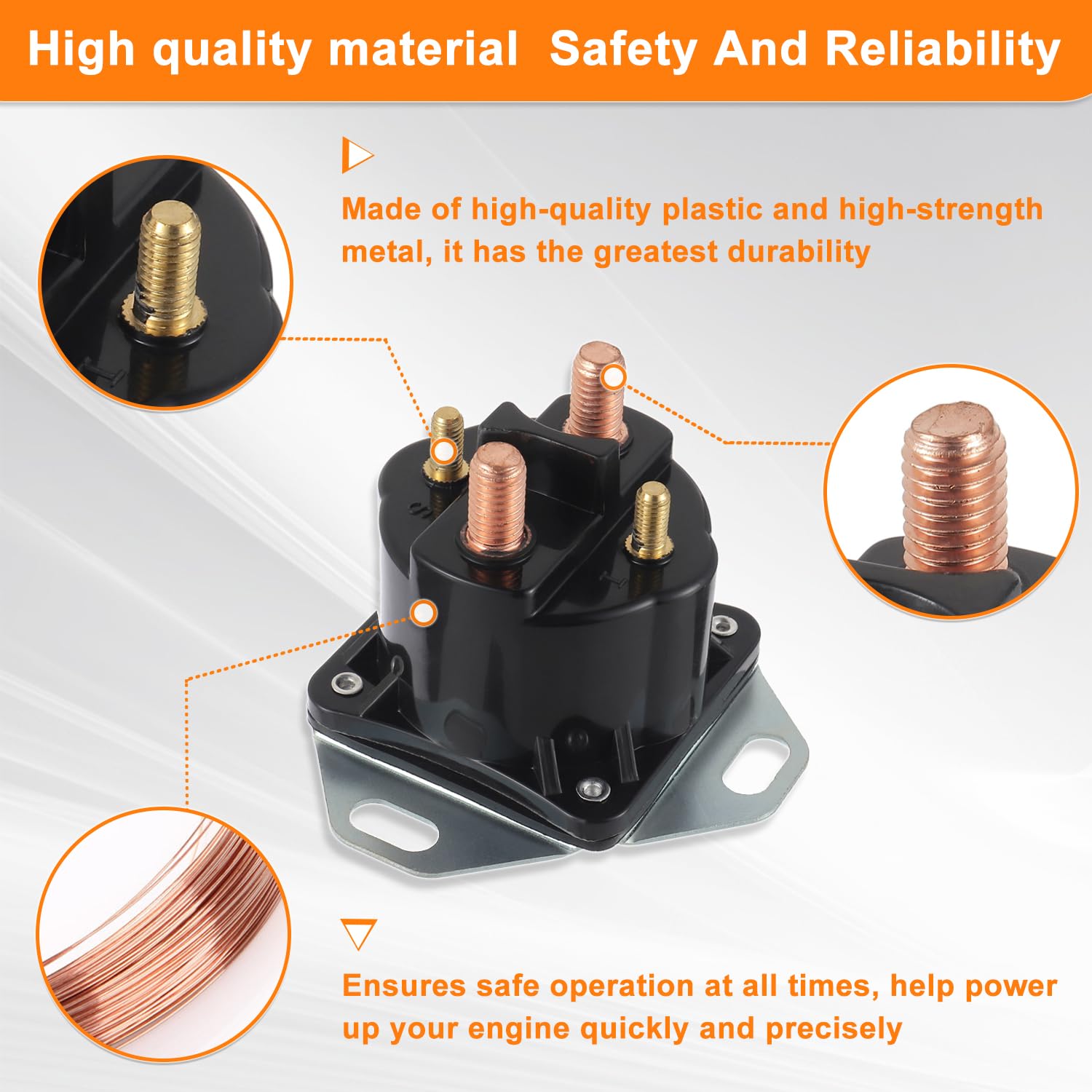 Sturdy HUAREW SS598T solenoid design for long-lasting use