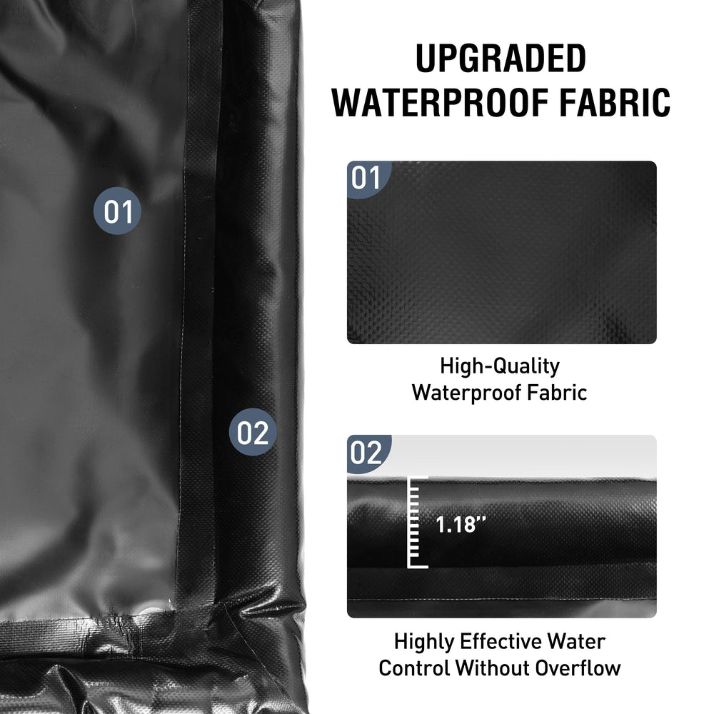 Huatean Home easy-clean design; rinse and wipe to restore its look