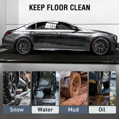 Huatean Home non-slip surface keeps the mat in place during vehicle entry and exit