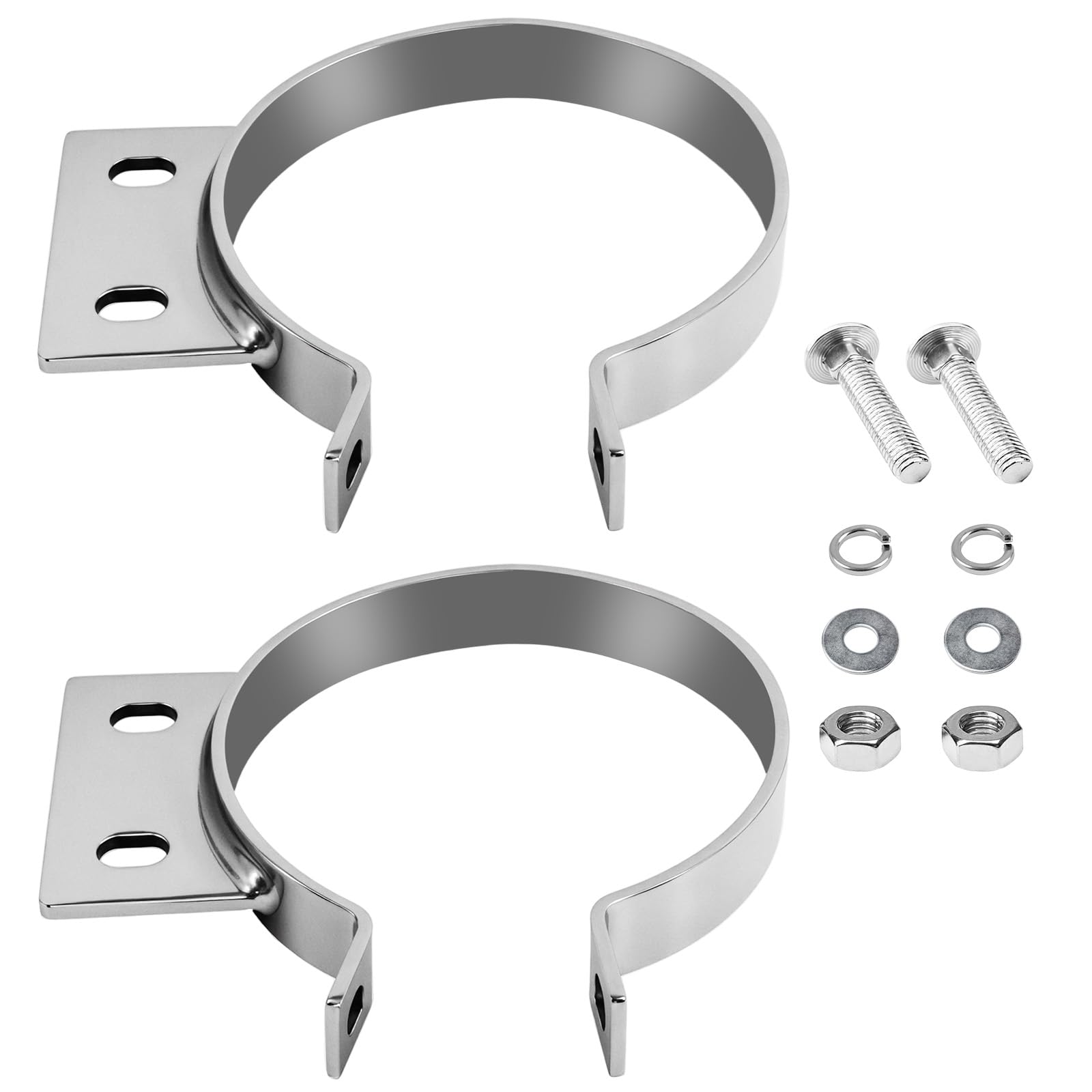 HUDEX 5inch exhaust bracket for Peterbilt 379-359 secures the stack securely