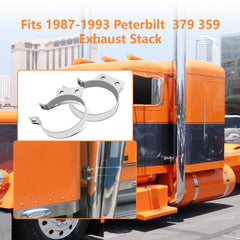 HUDEX chrome-plated clamp delivers strong grip on exhaust stack