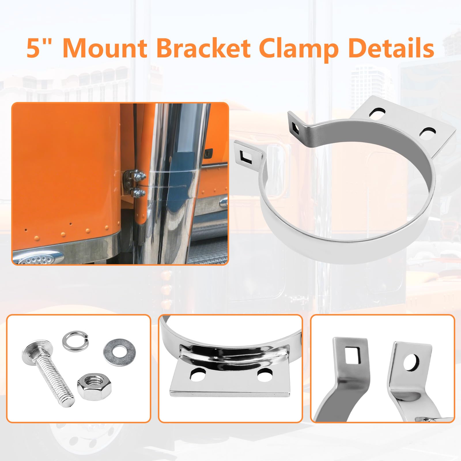 HUDEX complete install kit includes brackets, clamps, and bolts