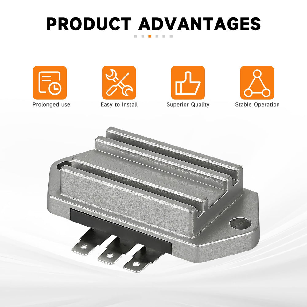 HUGEBO three-terminal design ensures reliable AC and B+ connections on Kohler.