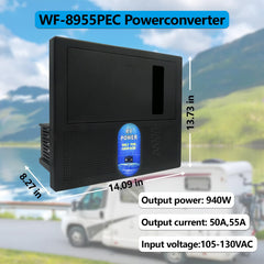 HUHIJIN WF-8955PEC plug-and-play design simplifies RV power setup