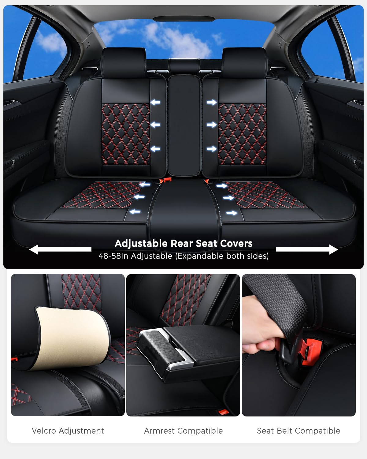 Huidasource headrests set adds protection and enhanced comfort.