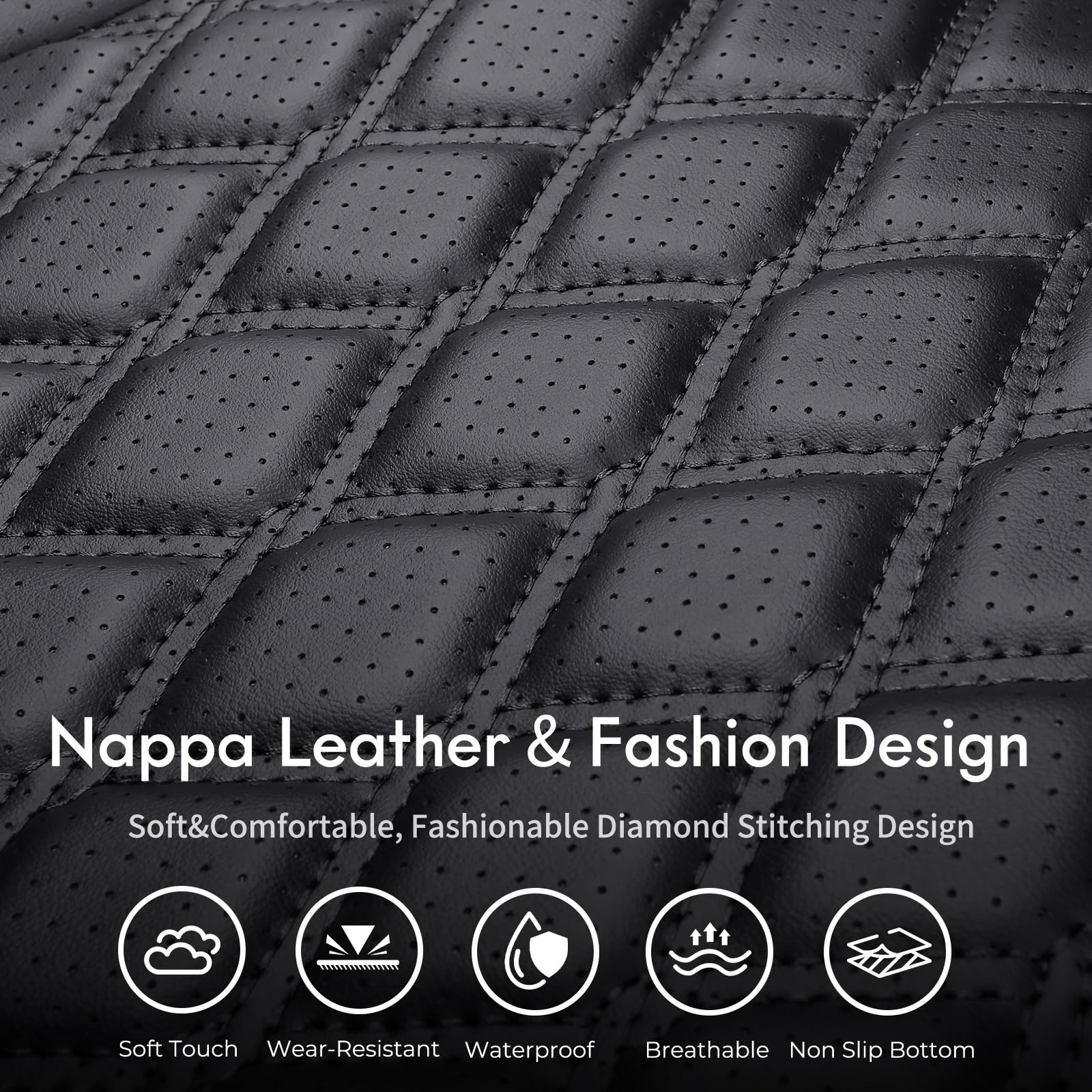 Huidasource Tacoma pet-friendly leather showing scratch resistance.