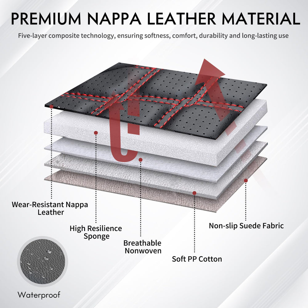 Huidasource Tacoma waterproof faux leather wipes clean easily