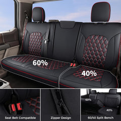 Huidasource Wrangler JL seat covers full set delivering complete seat protection and refreshed look.