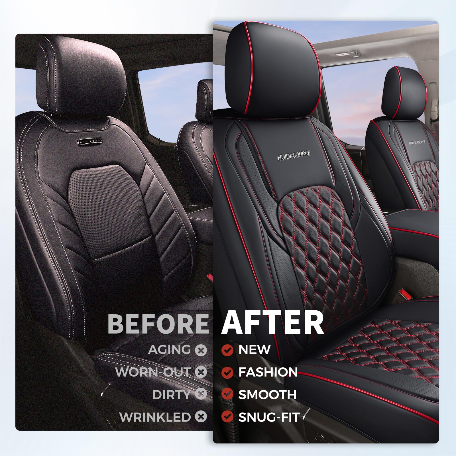 Huidasource Wrangler JL waterproof leather demonstrates easy wipe-clean maintenance.