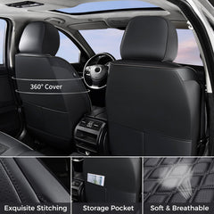 Huidasource Wrangler JK front right seat cover—full coverage and protection.