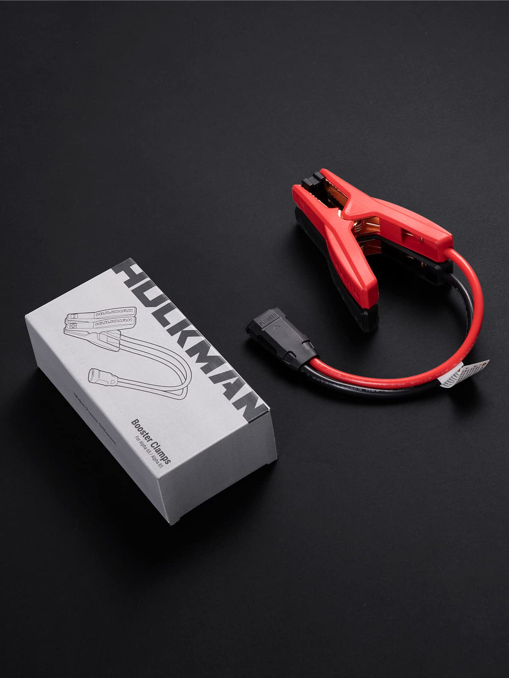 Hulkman Alpha booster clamps compatibility with Alpha Series jump starters.