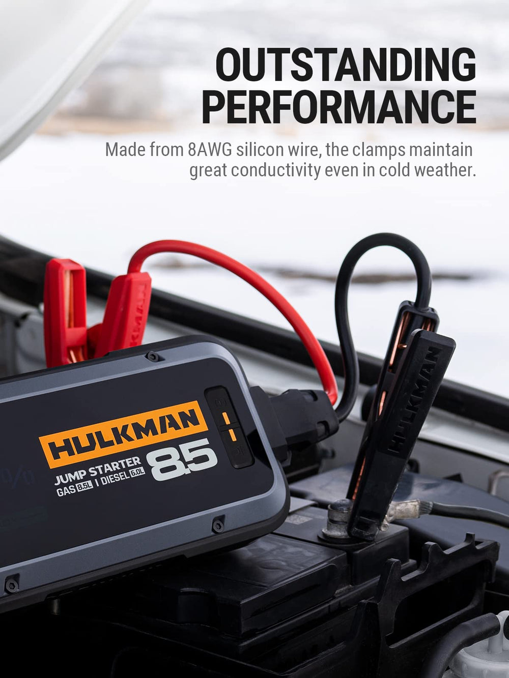 Hulkman Alpha booster clamps high copper content enables efficient power transfer.