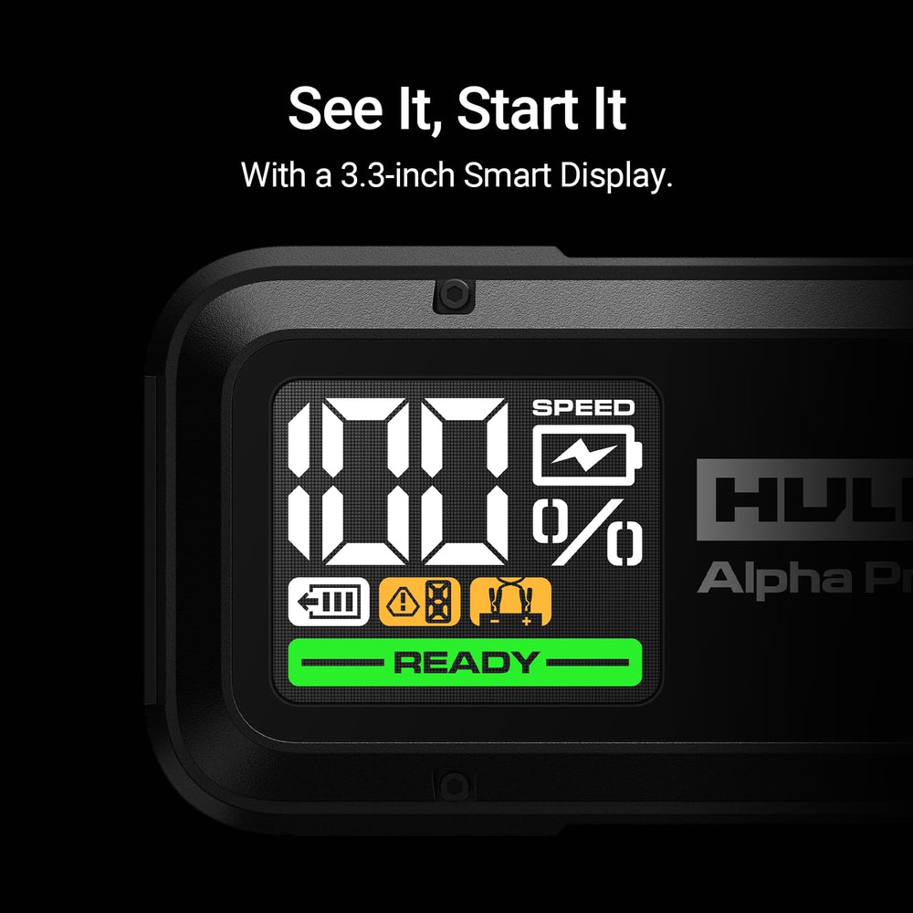 Hulkman Alpha Pro 2000A IP65 shell protects against rain and dust.