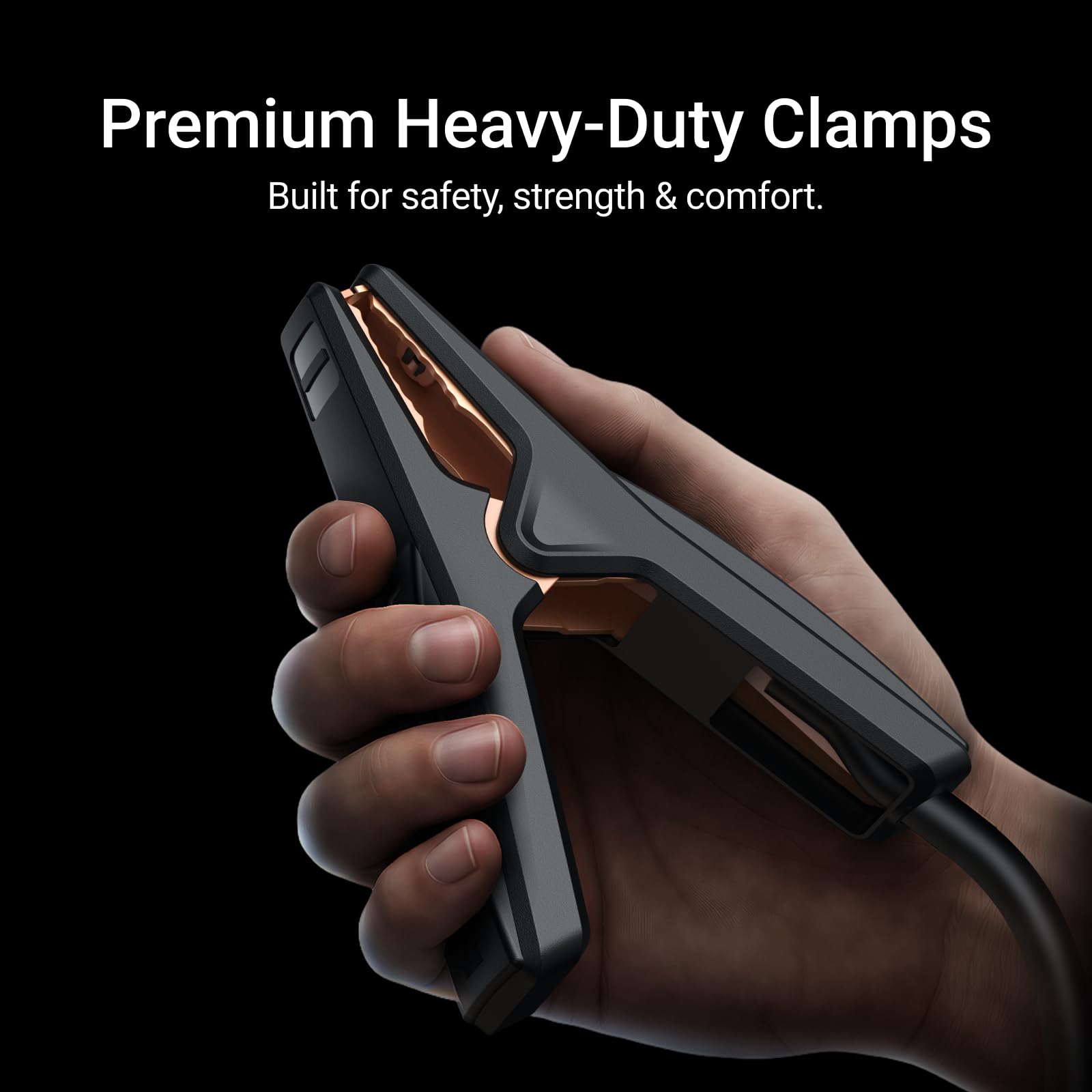 Hulkman Alpha Pro 2000A rugged cables for safe operation.