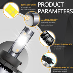 HUOKEDS Ford F-150 LED fog lights enhance close-range visibility
