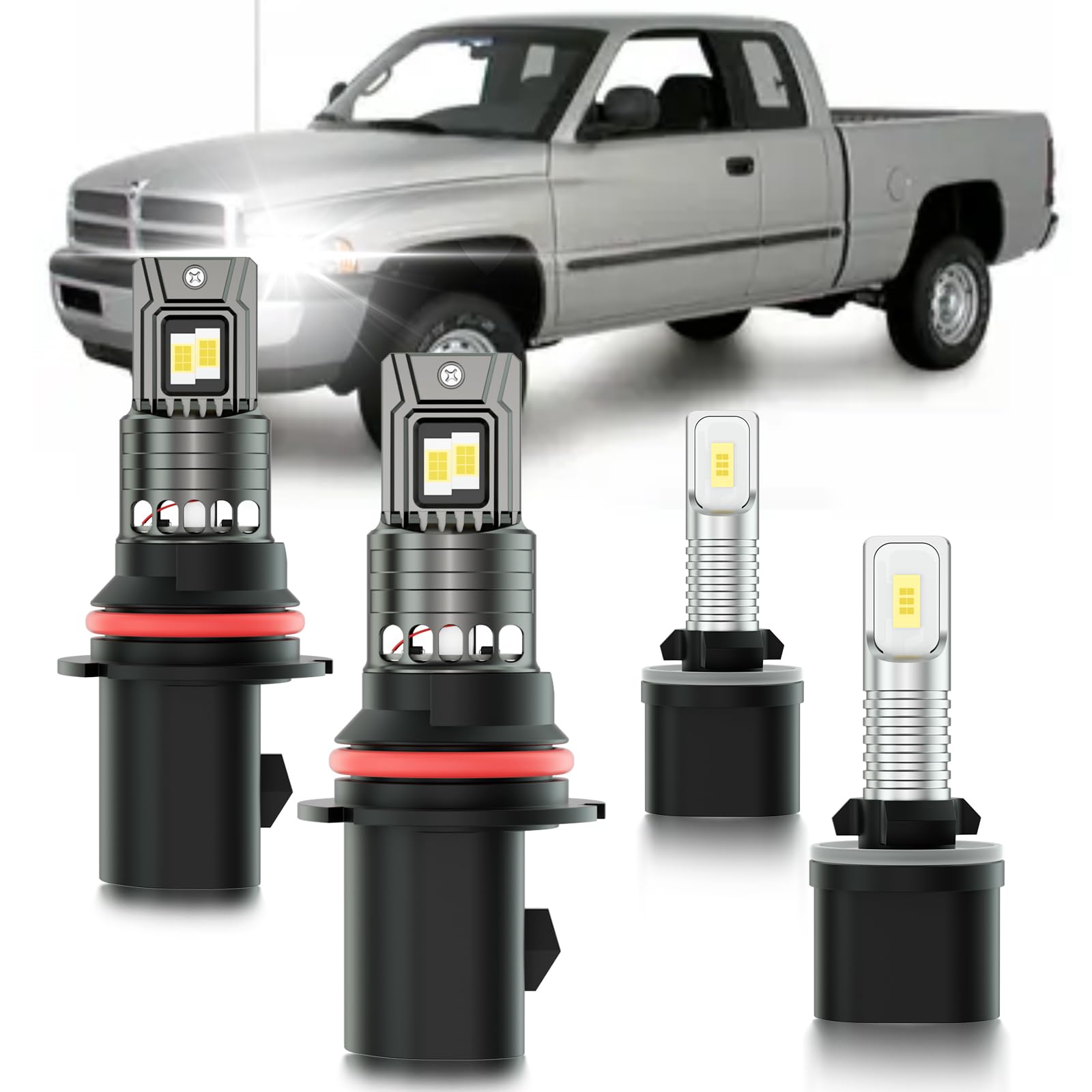 HUOKEDS Ram fog lights front view improve night visibility
