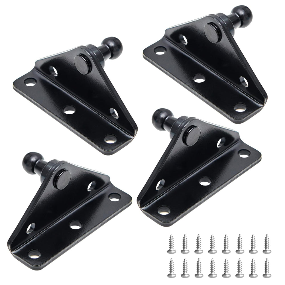 HUOPO 10mm gas struts mounting brackets steel closeup for durability
