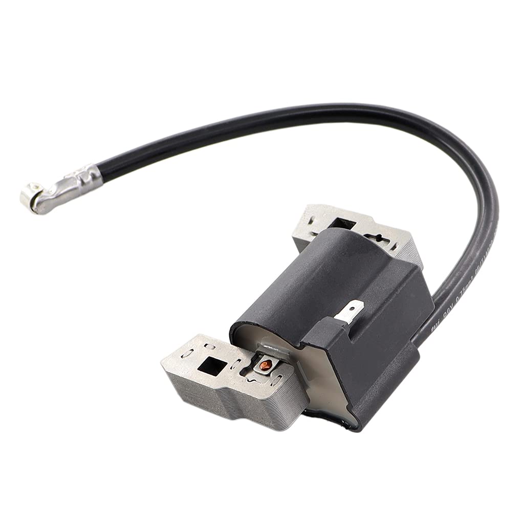 Compatibility chart shows HURI ignition coil fits multiple 4-cycle models.