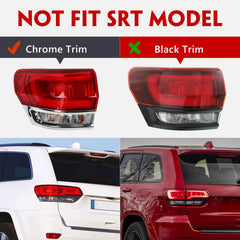 Huray driver-side taillight assembly for Jeep Grand Cherokee 2014-2021, precise fit.