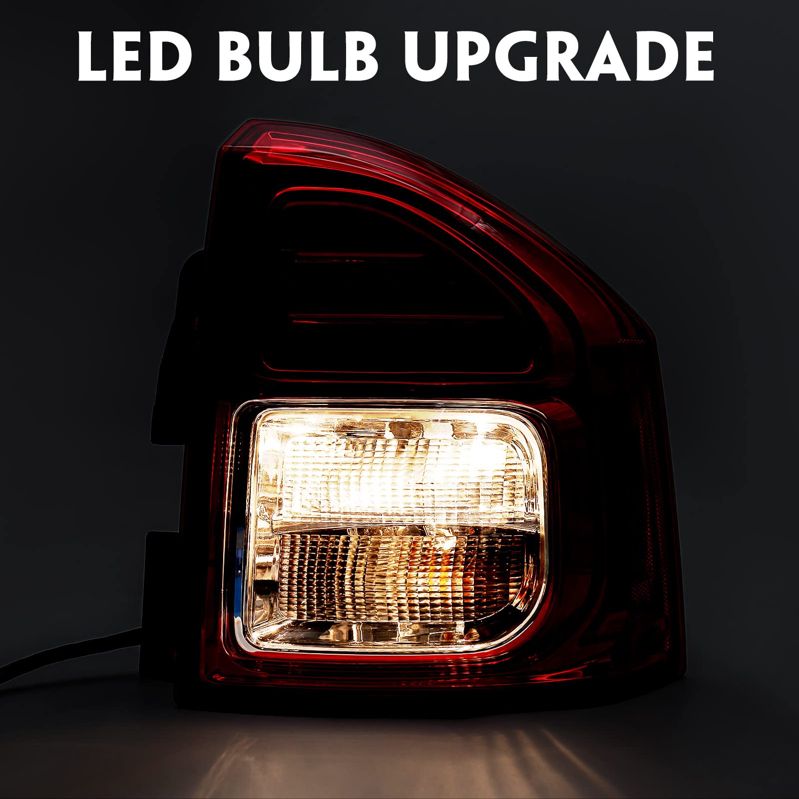 Plug-and-play tail light reduces wiring during Jeep Compass installation