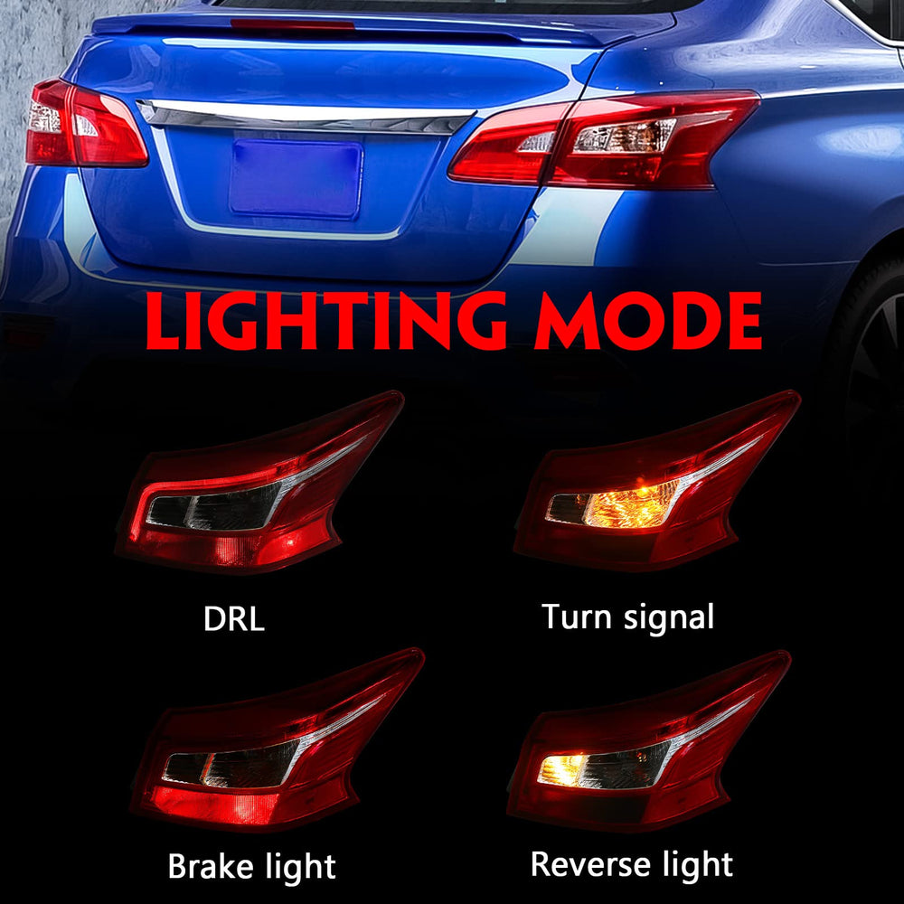 Huray right tail light outer passenger side for 2016-2019 Sentra