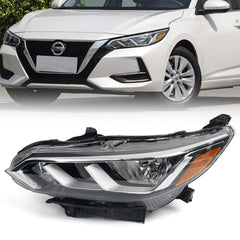 Huray left headlight for Nissan Sentra 2020–2022 improves nighttime visibility.