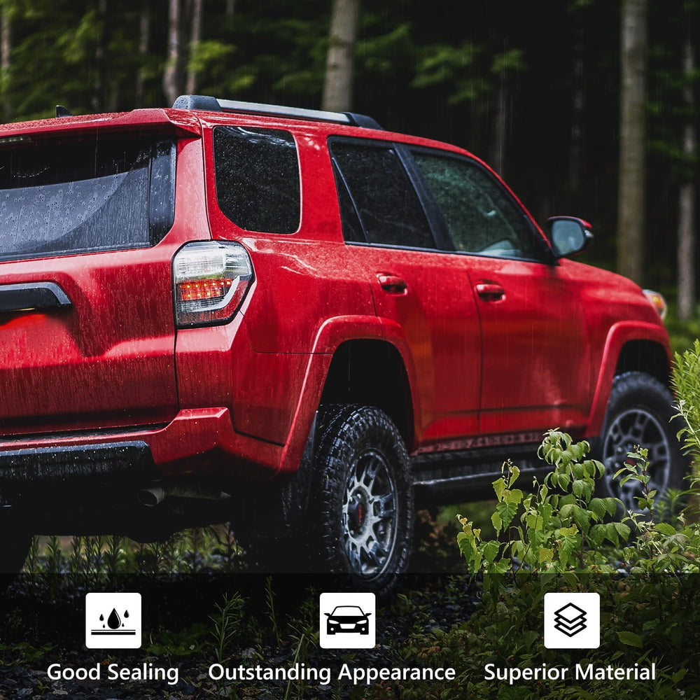 Durable Huray tail light shell withstands rugged off-road use.