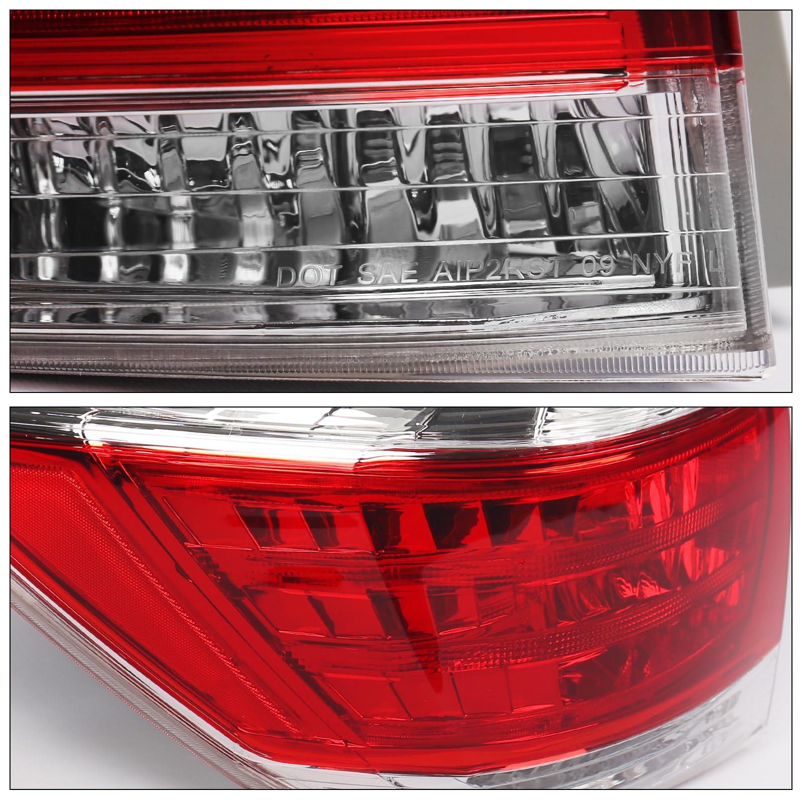 Huray tail light assembly replacement for Highlander blends with OEM style.