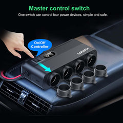 HURMAI 10ft extension cable with copper eyelet terminals for secure connections.