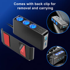 HURMAI independent-switch car charger reduces wear with separate controls